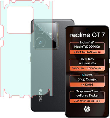 SPRITZEN Back Screen Guard for Realme GT 7 5G, Back Screen Guard With Matte Finish(Pack of 1)