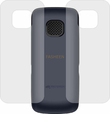 Fasheen Back Screen Guard for MICROMAX X412 (Matte Finish)(Pack of 2)