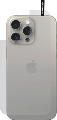 SHIVAAY Back Screen Guard for Apple iPhone 15 Pro Max, iPhone 15 Pro Max, 15 Pro Max(Pack of 2)