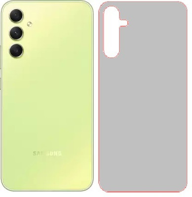 SPRITZEN Back Screen Guard for Samsung Galaxy A34(Pack of 1)