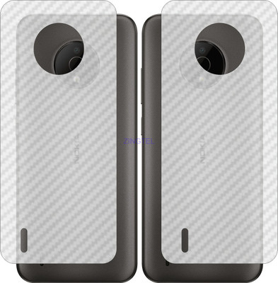 ZINGTEL Back Screen Guard for NOKIA C200 (3D Carbon Fiber Finish)(Pack of 2)