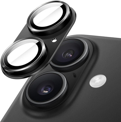 CASENED Back Camera Lens Glass Protector for iPhone 16, iPhone 16 Plus(Pack of: 1)