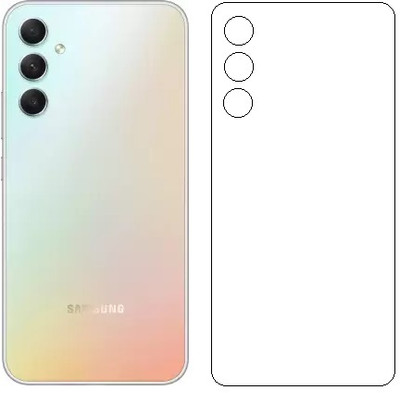 SPRITZEN Back Screen Guard for Samsung Galaxy A34(Pack of 1)