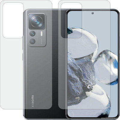 ZINGTEL Back Screen Guard for MI 12T PRO 5G (Matte Finish)(Pack of 2)