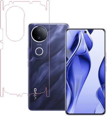 KARTRAY Back Screen Guard for Vivo V50e 5G, Clear With Sides(Pack of 1)