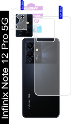 DESIBUZZ Back Screen Guard for Infinix Note 12 Pro 5G, Infinix Note 12 Pro 5G Camera lens(Pack of 2)