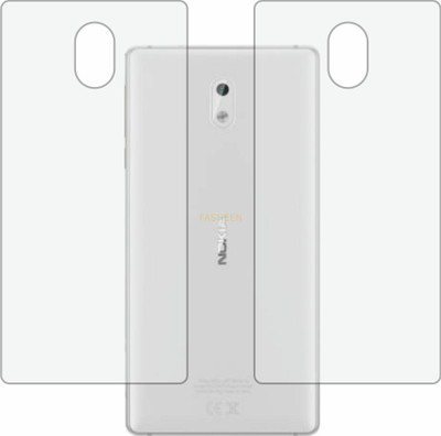 Fasheen Back Screen Guard for NOKIA 3 (Matte Finish)(Pack of 2)