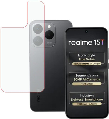 VDAT Back Screen Guard for realme 15T 5G, REALME 15T 5G(Pack of 1)