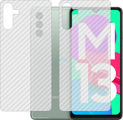 ZINGTEL Back Screen Guard for SAMSUNG GALAXY M13 INDIA (3D Carbon Fiber Finish)(Pack of 2)