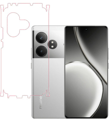 KARTRAY Back Screen Guard for Realme GT 6T 5G, Clear With Sides(Pack of 1)