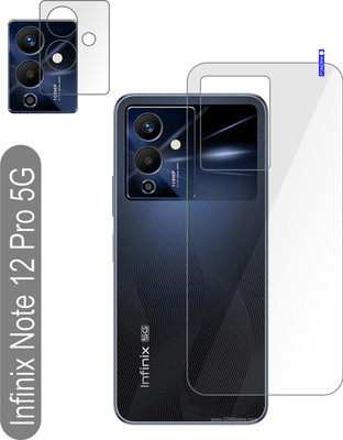 PONDRIK Back Screen Guard for Infinix Note 12 Pro 5G(Pack of 2)