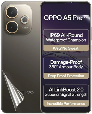 AKSHUD Back Screen Guard for OPPO A5 Pro 5G(Pack of 1)