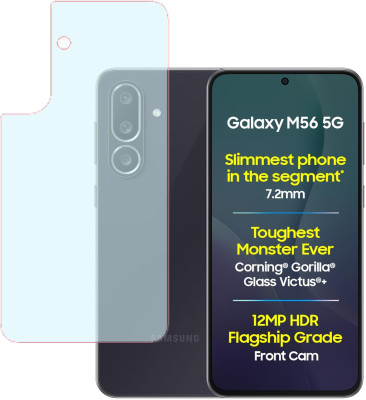 SPRITZEN Back Screen Guard for Samsung Galaxy M56 5G, Matte Back Screen Guard With Sides(Pack of 1)