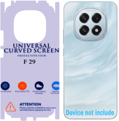 Shreejee Back Screen Guard for OPPO F29 5g back MEMBRANE glossy with 360 covrege back and side full back panel protector(Pack of 1)