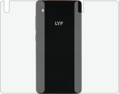 Fasheen Back Screen Guard for JIO LYF WATER F1(Pack of 2)