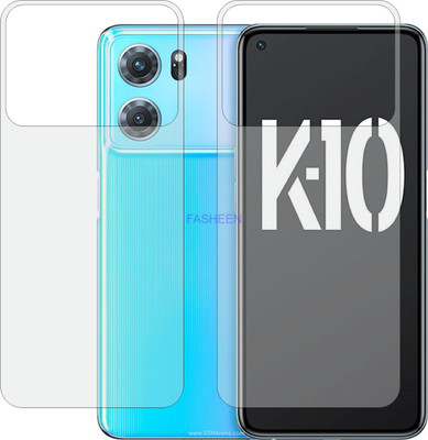 Fasheen Back Screen Guard for OPPO K10 5G(Pack of 2)