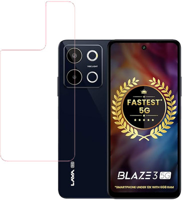 VAYUVAULT Back Screen Guard for LAVA Blaze 3 5G(Pack of 1)