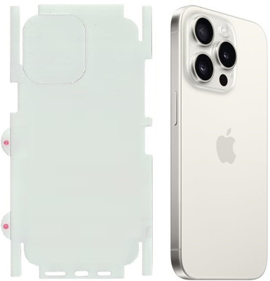 ankSONline Back Screen Guard for iPhone 15 Pro Max, Unbreakable All Side Protection TPU Clear(Pack of 1)