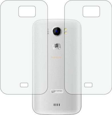 Fasheen Back Screen Guard for MICROMAX A110Q (CANVAS 2 PLUS) (Matte Finish)(Pack of 2)