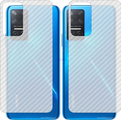ZINGTEL Back Screen Guard for HUAWEI HONOR PLAY 6T CMAAN40 (3D Carbon Fiber Finish)(Pack of 2)