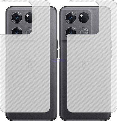 TELTREK Back Screen Guard for ONE PLUS ACE RACING (3D Carbon Fiber Finish)(Pack of 2)