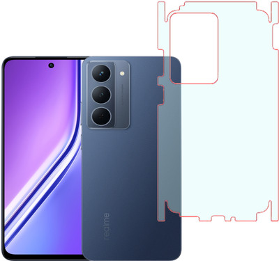 KARTRAY Back Screen Guard for realme P3x 5G, Back Screen Guard with Sides, Matte Finish(Pack of 1)