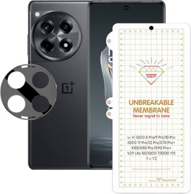 VGEAR Back Screen Guard for OnePlus Edge To Edge 12R Front Screen Flexible Membran Guard & Back Camera Lens Guard (360 Degres Protector)(Pack of 2)
