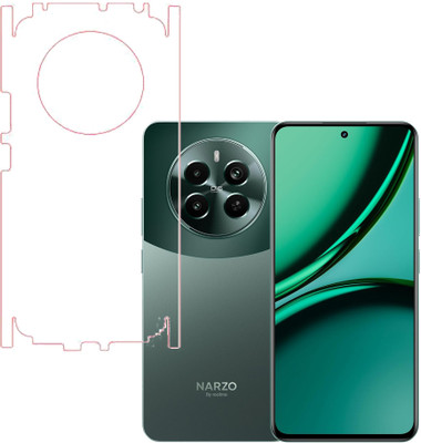 KARTRAY Back Screen Guard for Realme Narzo 70 Pro 5G, Realme 12 Plus 5G, Clear With Sides(Pack of 1)