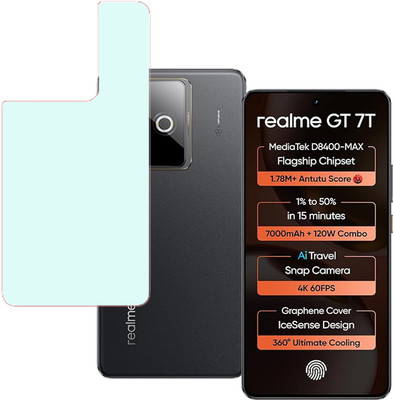 SPRITZEN Back Screen Guard for Realme GT 7T 5G, Back Screen Guard with Matte Finish(Pack of 1)