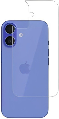 UNIKWORLD Back Screen Guard for iPhone 16 Flexible Screen Guard,Anti Scratch/Bubble Free Anti-Fingerprint, Back Screen Protection(Pack of 1)