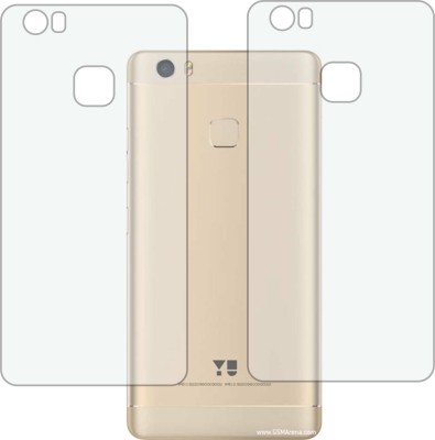 TELTREK Back Screen Guard for YU UNIQUE 2 PLUS (Matte Finish)(Pack of 2)