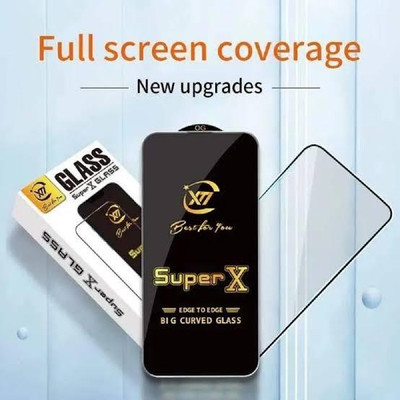 SuperX Edge To Edge Tempered Glass for Iphone 15 Plus(Pack of 4)