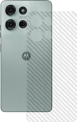 SOMTONE Back Screen Guard for Motorola Moto G75 5G BACK CARBON FIBER Screen Protector | Anti-Scratch | Edge to Edge Full Coverage | 9H Hardness | Screen Guard(Pack of 1)