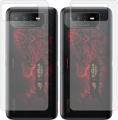 TELTREK Back Screen Guard for ROG PHONE 6 DIABLO IMMORTAL (Matte Finish)(Pack of 2)