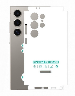 A3sprime Back Screen Guard for Samsung Galaxy S24 Ultra 5G, |Edge to Edge Full Coverage Unbreakable Soft Transparent Glossy Finish Back and Side Skin Protector|(Pack of 1)