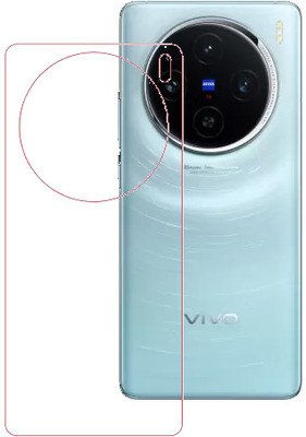 HOBBYTRONICS Back Screen Guard for Vivo X100 (Matte)(Pack of 1)