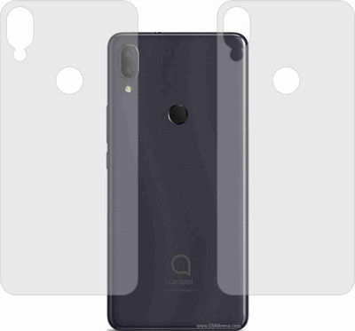 TELTREK Back Screen Guard for ALCATEL 3V (2019) (Matte Finish)(Pack of 2)