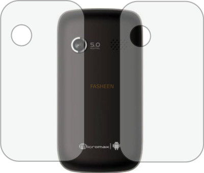 Fasheen Back Screen Guard for MICROMAX A70 (Matte Finish)(Pack of 2)