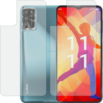TELTREK Back Screen Guard for LAVA YUVA PRO (Matte Finish)(Pack of 2)