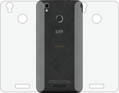 Fasheen Back Screen Guard for LYF WATER 7S (Matte Finish)(Pack of 2)