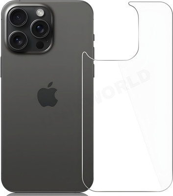 UNIKWORLD Back Screen Guard for iPhone 16 Pro Max Flexible Screen Guard,Anti Scratch/Bubble Free Anti-Fingerprint, Back Screen Protection for iPhone 16 Pro Max(Pack of 1)
