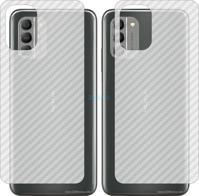 ZINGTEL Back Screen Guard for NOKIA G400 N1530DL (3D Carbon Fiber Finish)(Pack of 2)