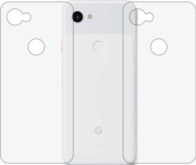 TELTREK Back Screen Guard for GOOGLE PIXEL 3A (Matte Finish)(Pack of 2)