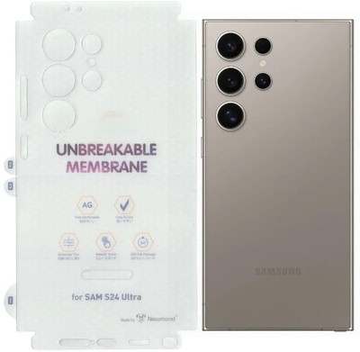 VOLMERE Back Screen Guard for Samsung Galaxy S24 Ultra 5G Soft TPU (flexible film) Unbreakable Matte Membrane Screen Guard ( NOT TEMPERED GLASS )(Pack of 1)