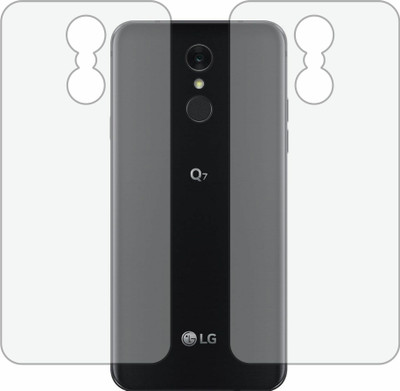 TELTREK Back Screen Guard for LG Q7 (Matte Finish)(Pack of 2)