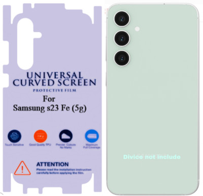 Shreejee Back Screen Guard for Samsung Galaxy s23 fe 5g back membrene with 360 covrege(Pack of 1)