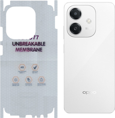 yuvu77 Back Screen Guard for Oppo A3x 5G, Membrane with 360 coverage(Pack of 1)