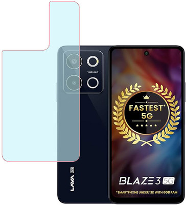 SPRITZEN Back Screen Guard for Lava Blaze 3 5G, Matte(Pack of 1)