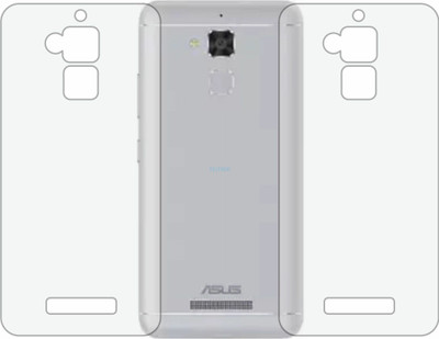 TELTREK Back Screen Guard for ASUS ZENFONE 3 MAX 5.2 (Matte Finish)(Pack of 2)