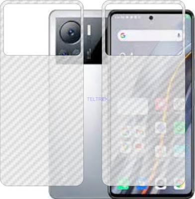 TELTREK Back Screen Guard for INFINIX NOTE 12 VIP X672 (3D Carbon Fiber Finish)(Pack of 2)